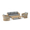 Anderson Teak SET-333 4-pc Catania Deep Seating Set SET-333