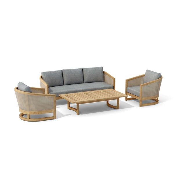 Anderson Teak SET-333 4-pc Catania Deep Seating Set SET-333