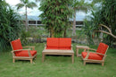 Anderson Teak Brianna Bahama 5-Pieces Deep Seating Loveseat Set Set-115