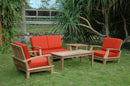 Anderson Teak Brianna Bahama 5-Pieces Deep Seating Loveseat Set Set-115