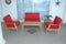 Anderson Teak Brianna 5-Pieces Deep Seating Loveseat Set Set-42