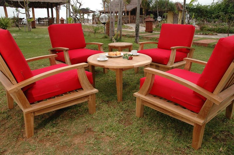 Anderson Teak Brianna 6-Pieces Deep Seating Armchair Set Set-43