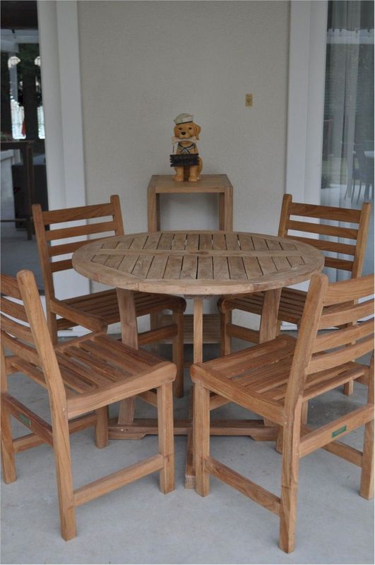 Anderson Teak Descanso Windham 5-Pieces Dining Set SET-130