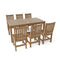 Anderson Teak 7-Pieces Sonoma Rectangular Dining Set Set-146