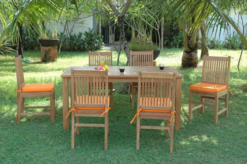 Anderson Teak Montage Saratoga 7-Pieces Dining Set SET-201