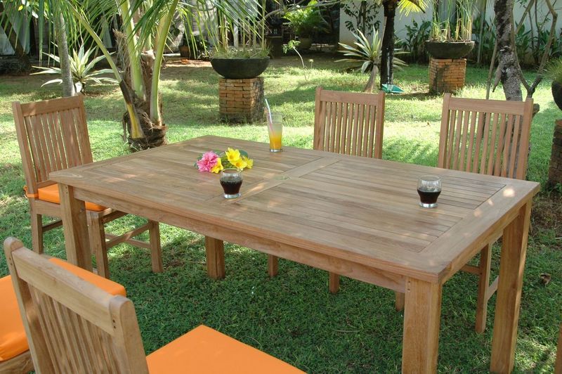 Anderson Teak Montage Saratoga 7-Pieces Dining Set SET-201