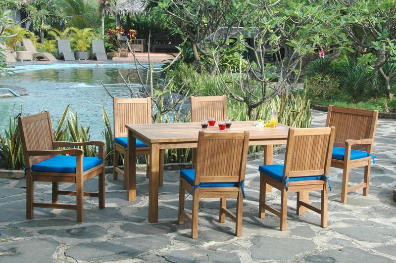 Anderson Teak Montage Chester 7-Pieces Dining Set SET-204