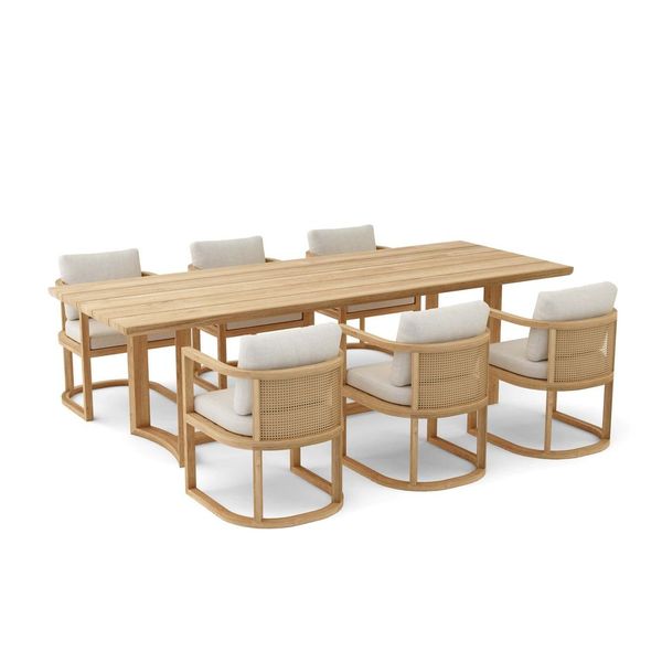 Anderson Teak SET-223 7-pc Junus Dining Table Set SET-223