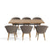 Anderson Teak SET-39A 7-pc Alura Padua Dining Table Set SET-39A