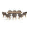 Anderson Teak SET-39A 9-pc Alura Padua Dining Table Set SET-39B