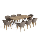 Anderson Teak SET-39A 9-pc Alura Padua Dining Table Set SET-39B