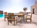 Anderson Teak Windsor Brianna 5-Pieces Dining Table Set Set-103