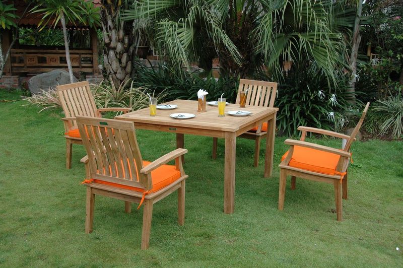 Anderson Teak Windsor Brianna 5-Pieces Dining Table Set Set-103