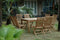 Anderson Teak Windsor Classic Chair 9-Pieces Folding Dining Set Set-104B