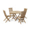 Anderson Teak Classic Bahama 5-Pieces Folding Dining Set Set-107