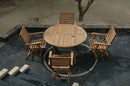 Anderson Teak Andrew Bahama 5-Pieces Folding Dining Set Set-109