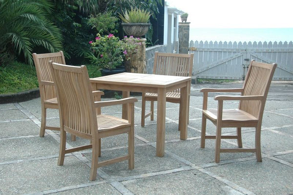 Anderson Teak Bahama Chicago 5-pieces Bistro Set Set-11