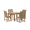 Anderson Teak Bahama Chicago 5-pieces Bistro Set Set-11