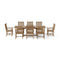 Anderson Teak Bahama Wilshire Armchair 9-Pieces Extension Dining Set Set-112A