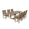 Anderson Teak Bahama Wilshire Armchair 7-Pieces Extension Dining Set Set-112B