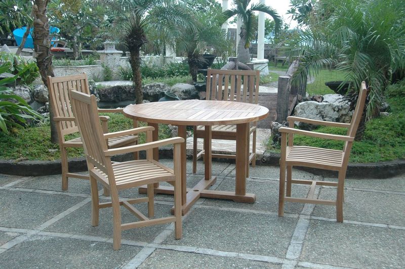 Anderson Teak Tosca Wilshere 5-Pieces Dining Set Set-16