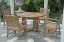 Anderson Teak Tosca Rialto Armchair 5-Pieces Dining Set Set-17