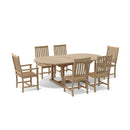 Anderson Teak Bahama Wilshire 7-Pieces Extension Dining Set Set-26