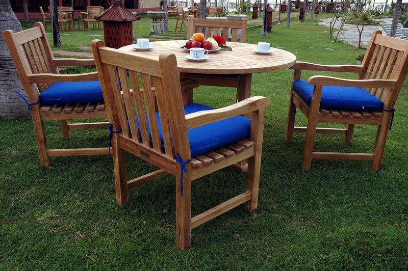 Anderson Teak Tosca Classic Armchair 5-Pieces Dining Set Set-27