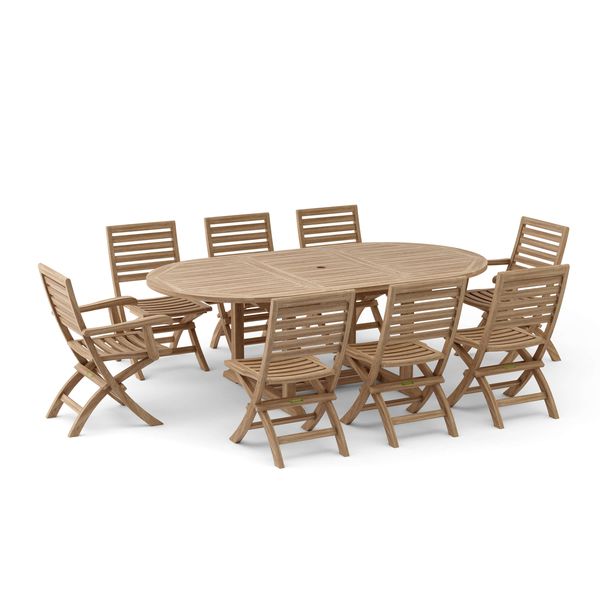 Anderson Teak Bahama Andrew 9-Pieces Dining Set Set-30