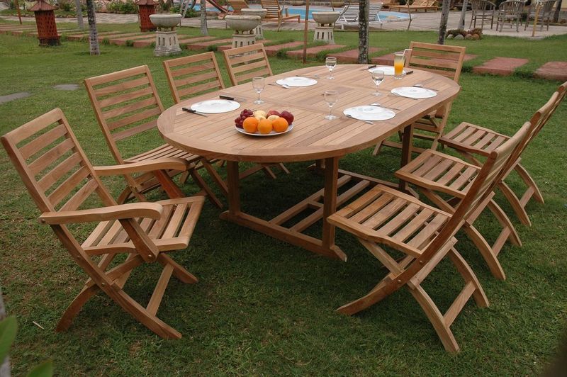 Anderson Teak Bahama Andrew 9-Pieces Dining Set Set-30