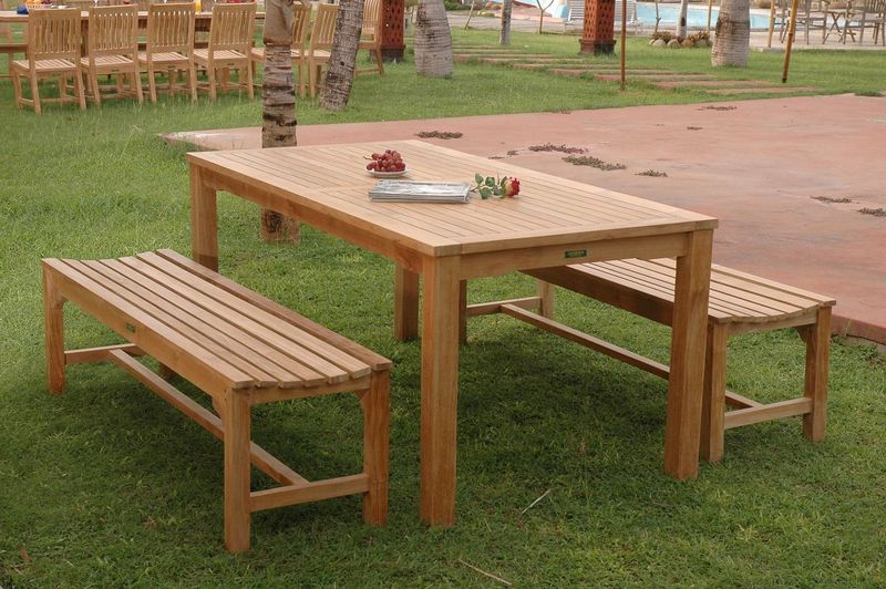 Anderson Teak Bahama Hampton 3-Pieces Dining Set Set-31