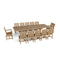 Anderson Teak Valencia Rialto 13-Pieces Dining Set Set-33A