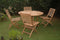 Anderson Teak Andrew Butterfly Folding 5-pieces Dining Set Set-35