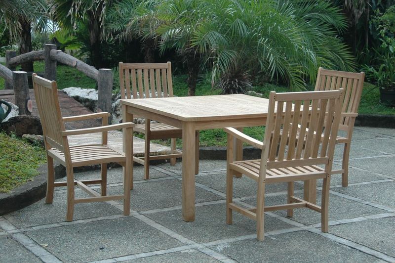 Anderson Teak Windsor Wilshire 5-Pieces Dining Set Set-61