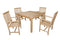 Anderson Teak Windsor Wilshire 5-Pieces Dining Set Set-61