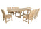 Anderson Teak Bahama Sahara 9-Pieces 10' Rectangular Dining Set Set-79