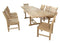 Anderson Teak Bahama Sahara 9-Pieces 10' Rectangular Dining Set Set-79