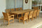 Anderson Teak Bahama Sahara 11-Pieces 10' Rectangular Dining Set Set-89