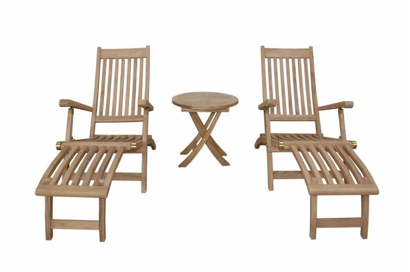 Anderson Teak Tropicana Montage 3-Pieces Steamer Set SET-275