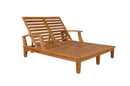 Anderson Teak Brianna Double Sun Lounger with Arm SL-209