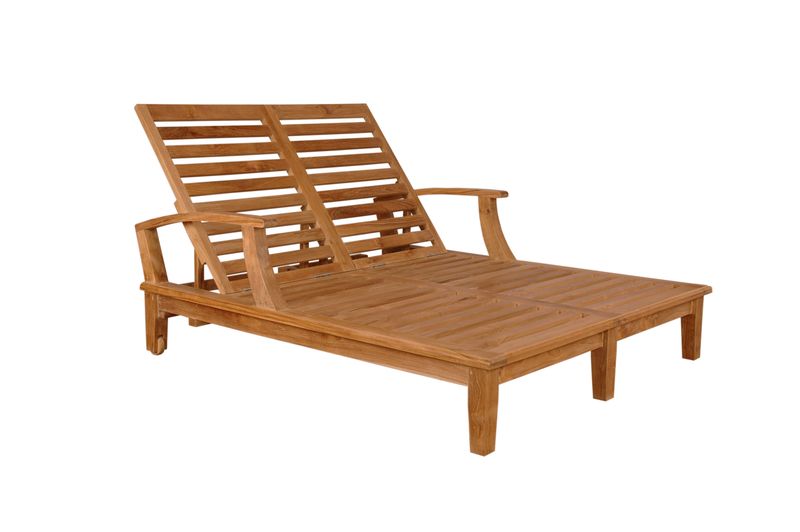 Anderson Teak Brianna Double Sun Lounger with Arm SL-209