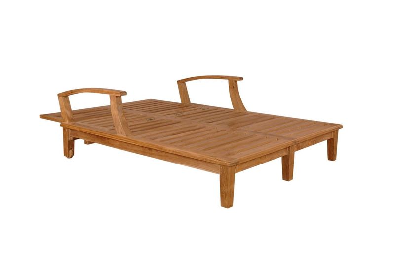 Anderson Teak Brianna Double Sun Lounger with Arm SL-209