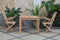 Anderson Teak Bahama Classic 3-Pieces Bistro Table Set-18