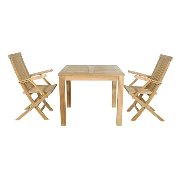 Anderson Teak Bahama Classic 3-Pieces Bistro Table Set-18