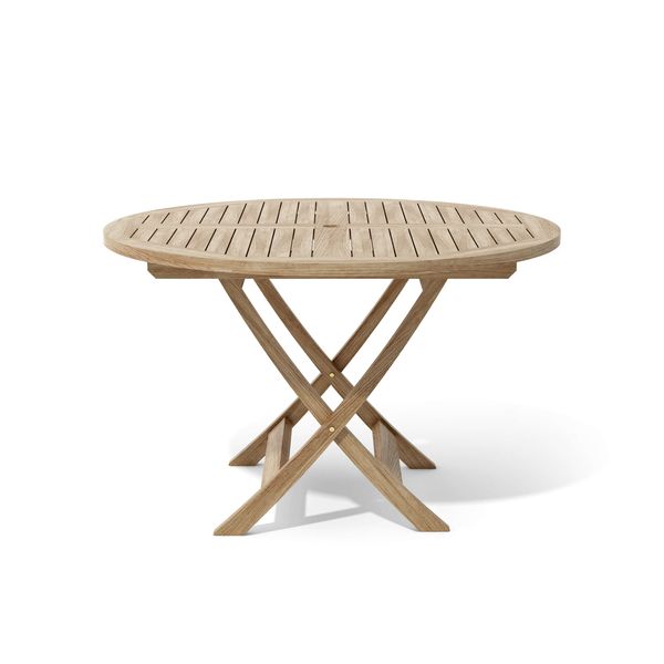 Anderson Teak Bahama 47" Round Folding Table TBF-047R