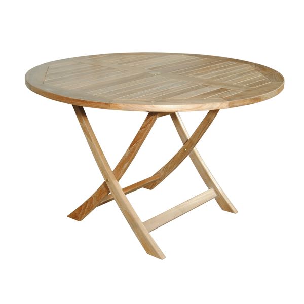 Anderson Teak Bahama 47" Round Folding Table TBF-047R