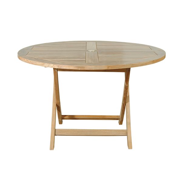 Anderson Teak Bahama 47" Round Folding Table TBF-047R