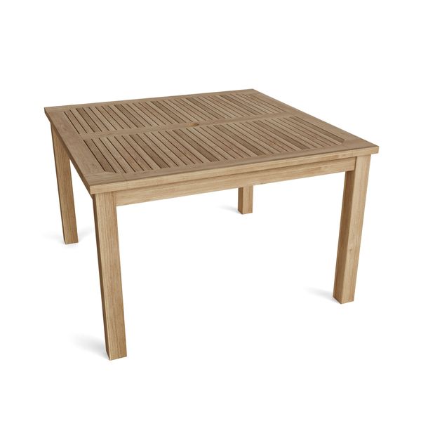 Anderson Teak 47" Windsor Square Small Slat Dining Table TB-047SS