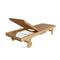 Anderson Teak Capri Sun Lounger Adjusted Back & Side Tray SL-071