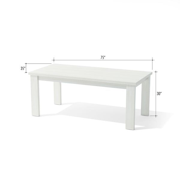 Anderson Teak Brentford Dining Table - White TB-BW-19090